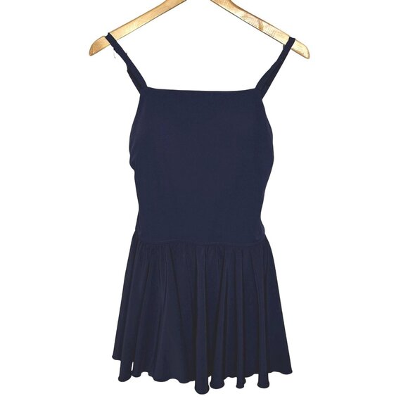 Offline by Aerie Real Me Workout Dress Large Navy Open Back Built in Shorts - Picture 1 of 8
